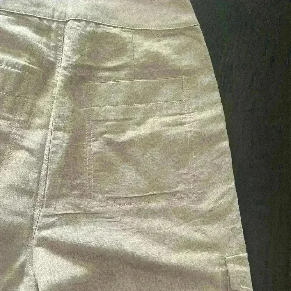 Venus NWOT Linen Cargo Style Pant Size 2 - Picture 9 of 13